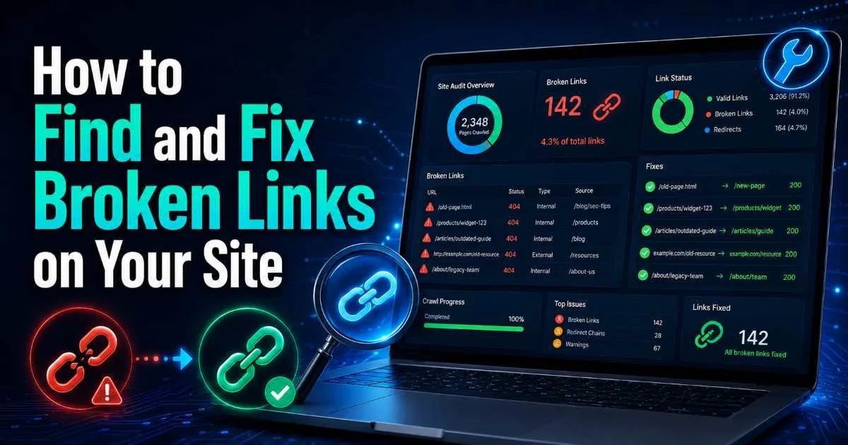 How to Find and Fix Broken Links on Your Site